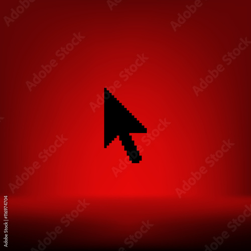 Vector arrow cursor icon