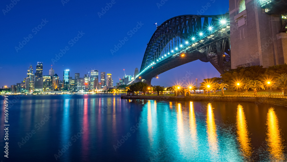 Naklejka premium Sydney Harbour Bridge