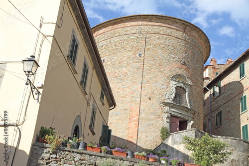 Cortona village Italy photo