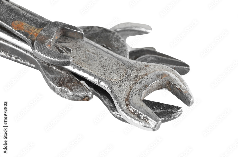 Old rusty wrench Old rusty wrench