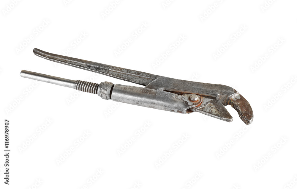 Old rusty wrench