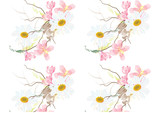 pattern flowers. colorful design for pattern .wall paper. background fashion design 