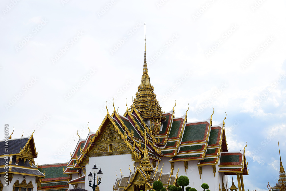 Wat Phra Kaew, Beautiful temple Bangkok in Thailand. Wat Phra Kaew, Beautiful temple Bangkok in Thailand.
