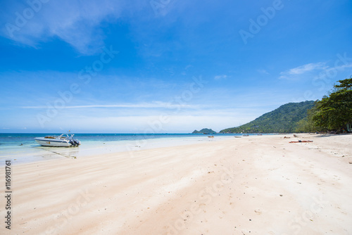 Beautiful place Sairee Beach in Koh Tao