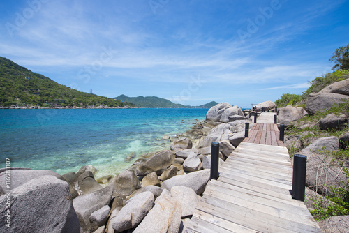 pathway to view point at Nangyuan Island photo