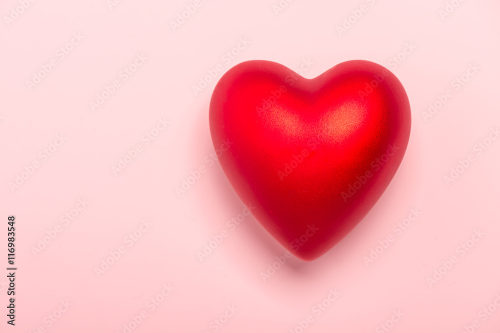 red valentine heart