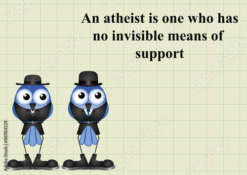 Atheism saying