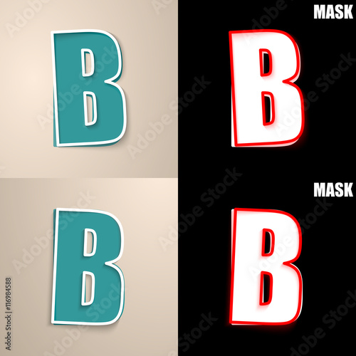 papierowa ikona z cieniem