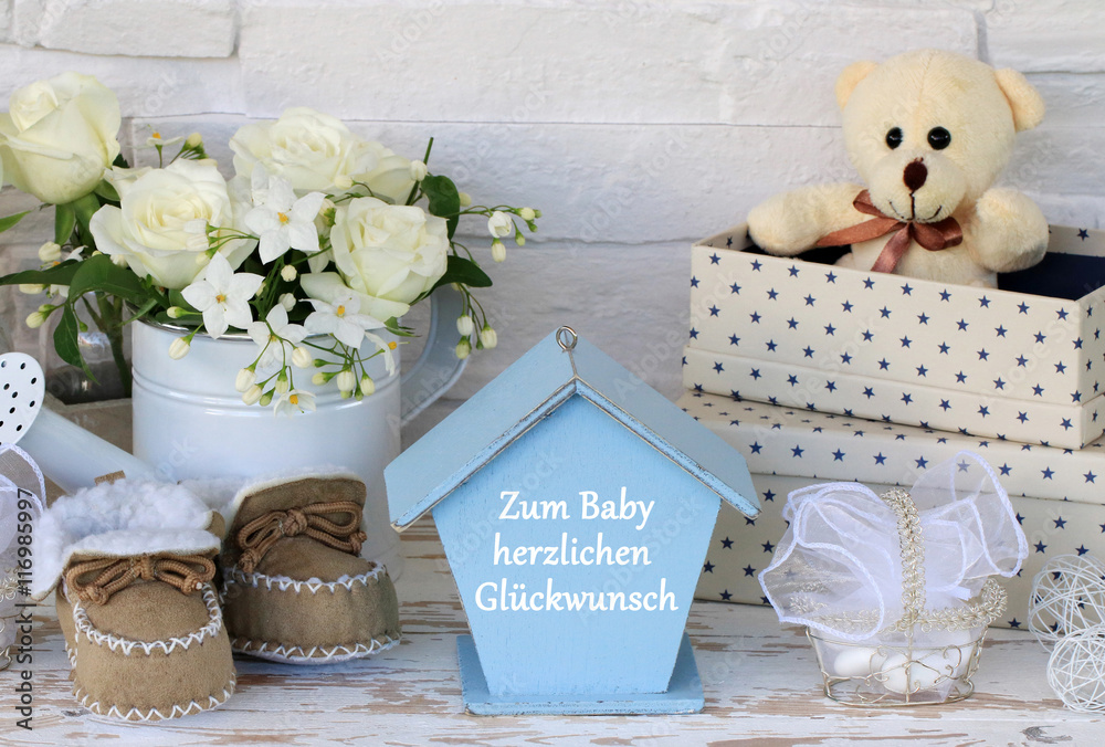 Gl ckwunsch Zum Baby Stock Foto Adobe Stock gl-ckwunsch-zum-baby-stock-foto-adobe-stock