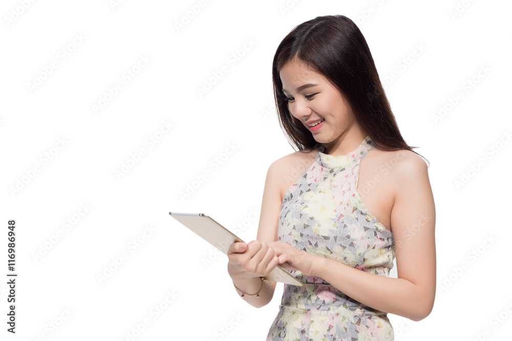 woman using tablet woman using tablet