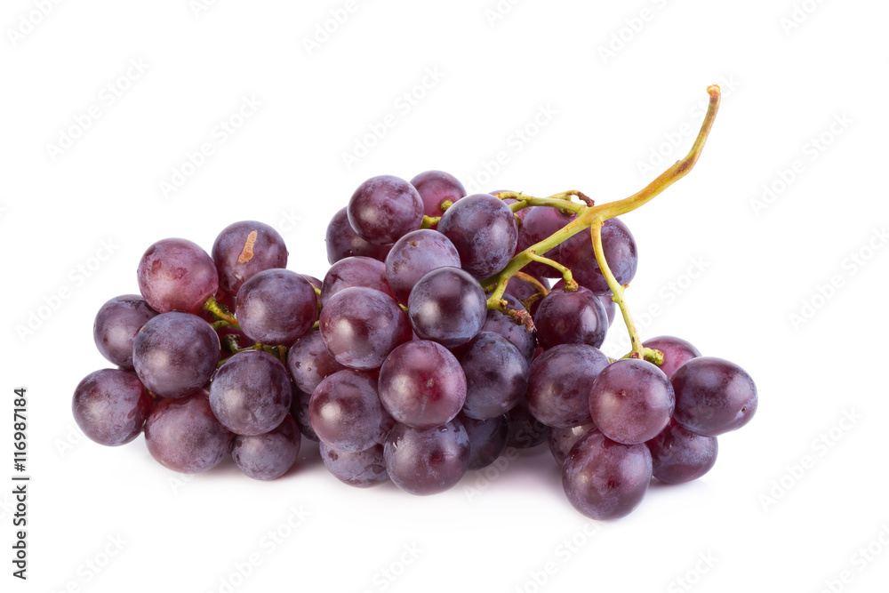 grapes isolated on over white background grapes isolated on over white background