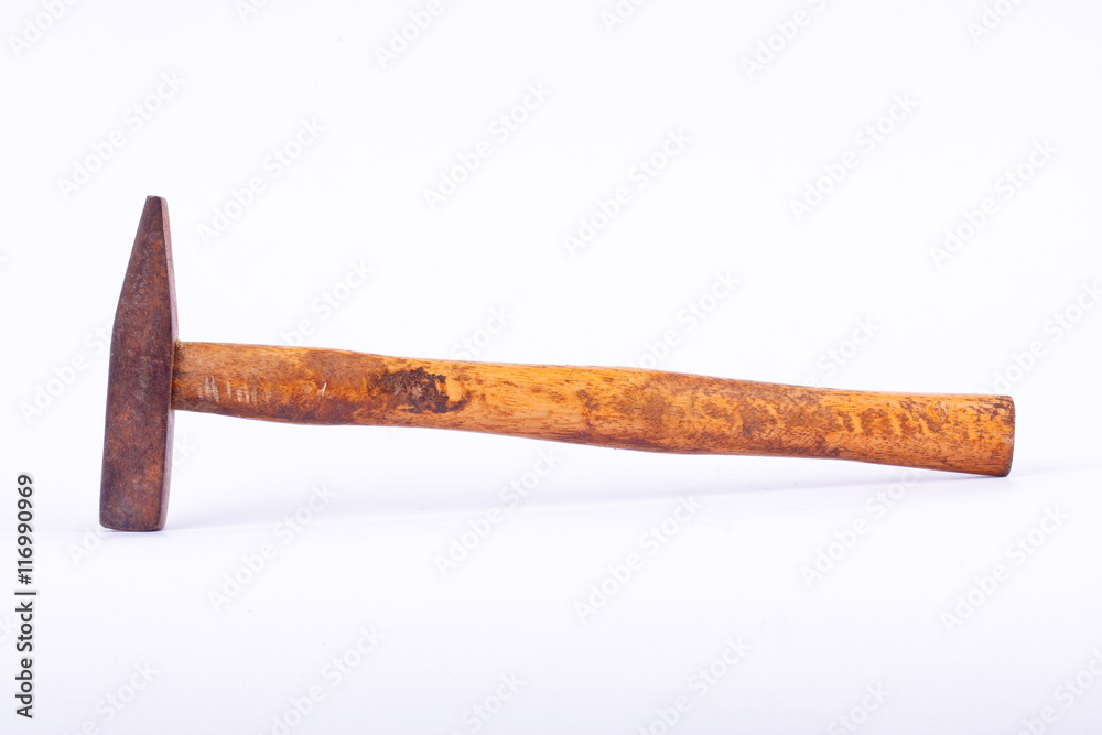 old used Tack hammer on white background tool isolated
old used Tack hammer on white background tool isolated