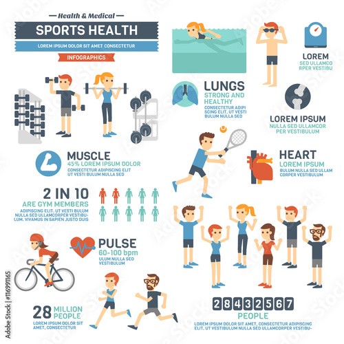 Sports Health Infographics