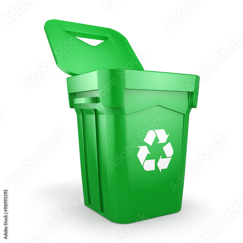 Green recycling Bin