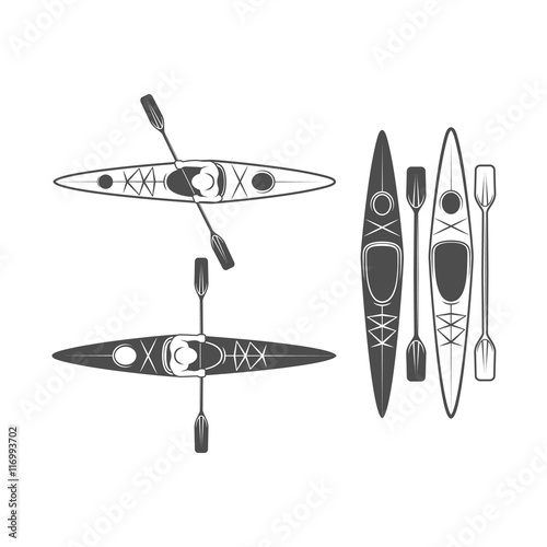 vintage rafting label badge or logotype