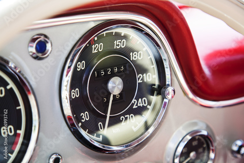 Vintage speedometer