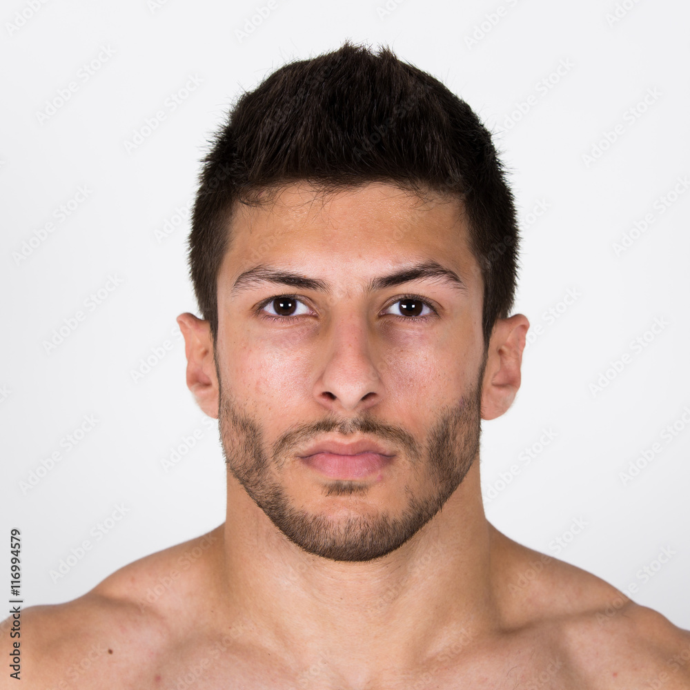 Obraz premium Profilfoto / Portrait eines jungen charmanten Mannes