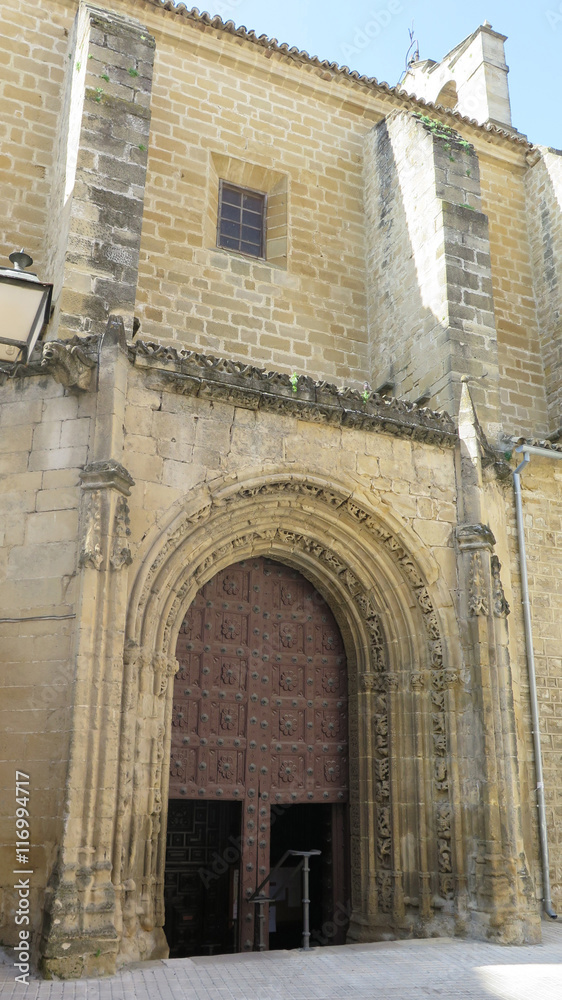 Church door in Jaen