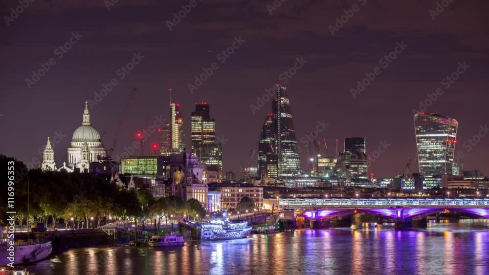 london skyline from waterloo bridge river thames london skyline from waterloo bridge river thames