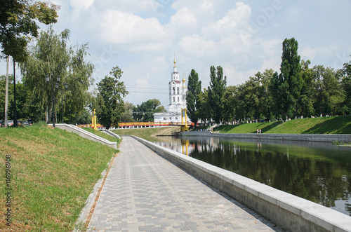 Embankment on the river Orlik