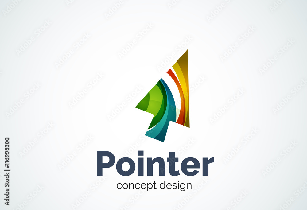 Cursor logo template, mouse pointer and arrow concept Cursor logo template, mouse pointer and arrow concept