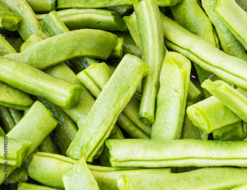 Green beans close up