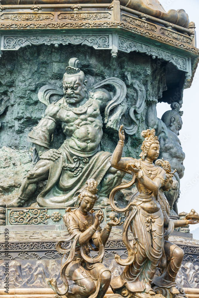 Lingshan Buddha in Wuxi, China, Buddhist culture Lingshan Buddha in Wuxi, China, Buddhist culture