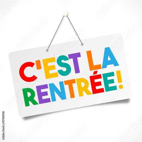 C'est la rentrée !