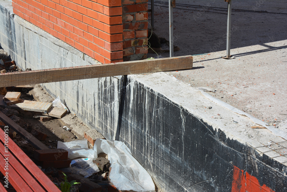 Foundation Waterproofing and Damp proofing Coatings.Waterproofing house
