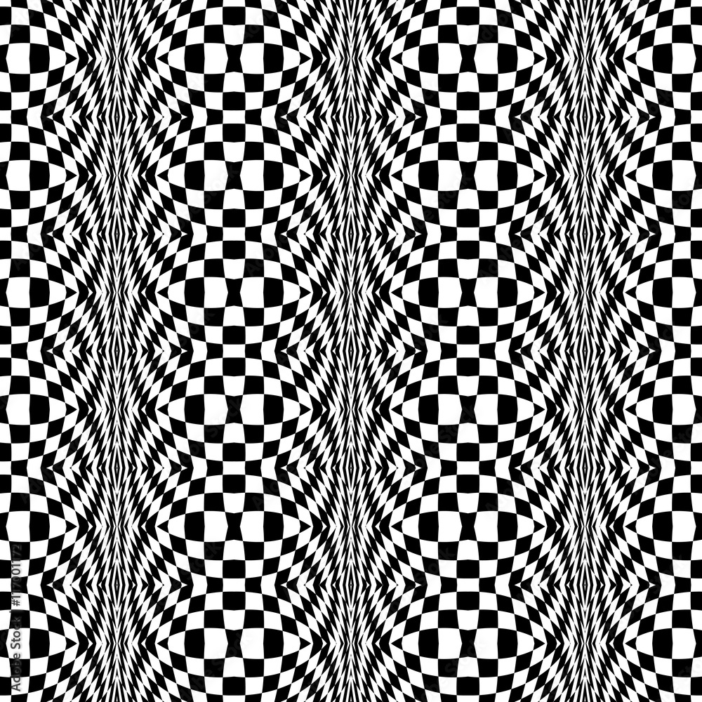 Design seamless monochrome checkered pattern Design seamless monochrome checkered pattern