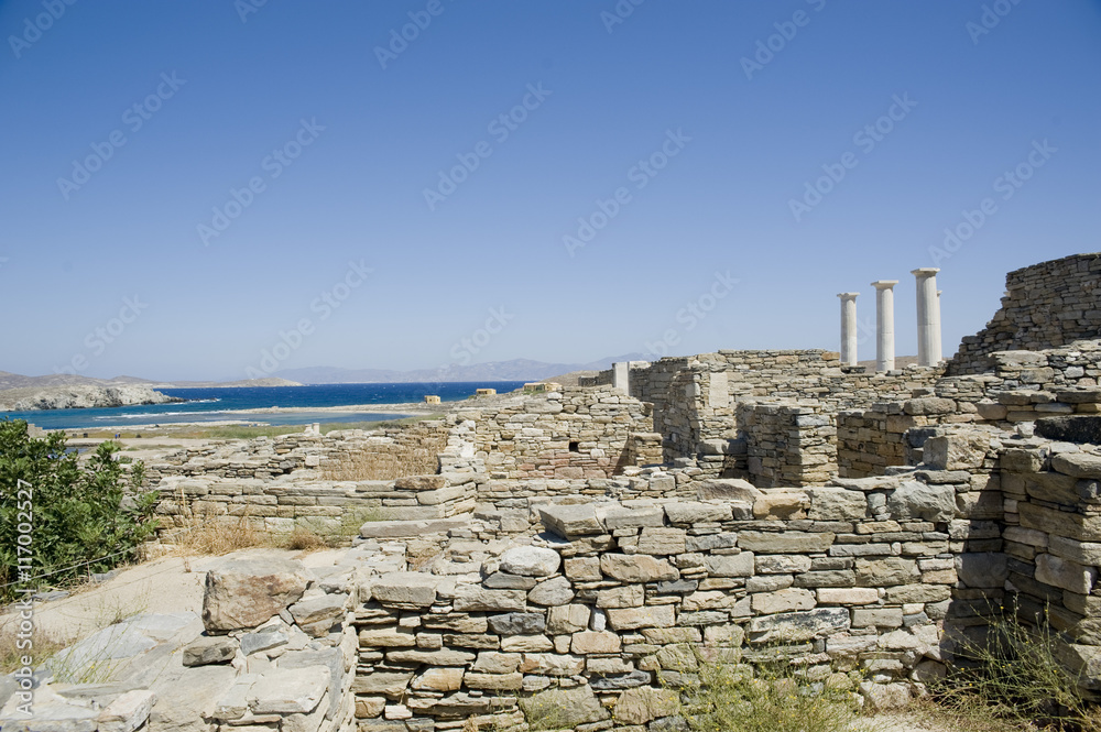 Delos, city of apollo and artemis