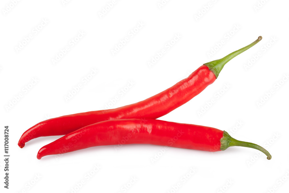 red chili or chilli cayenne pepper isolated on white background red chili or chilli cayenne pepper isolated on white background