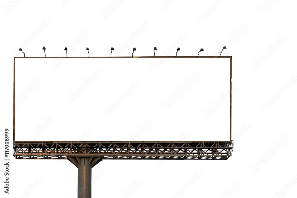 Obraz premium Billboard blank for outdoor advertising poster