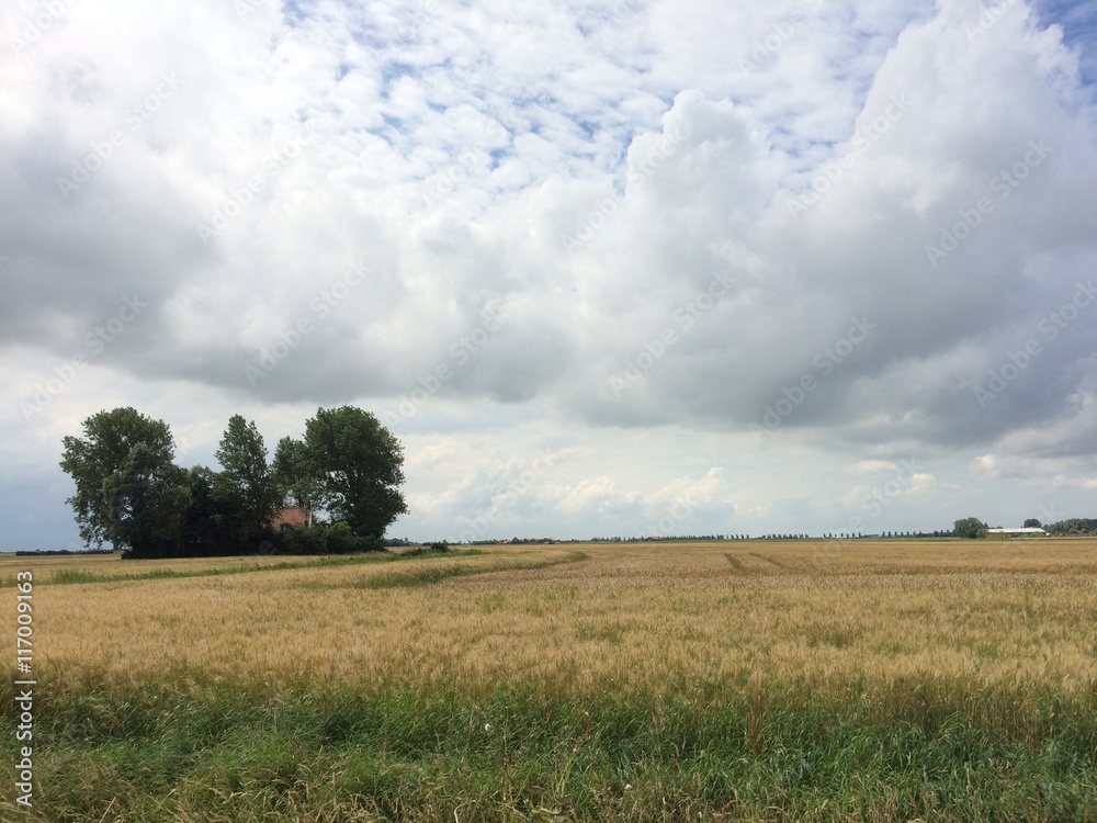 Dramatic skies over Holland