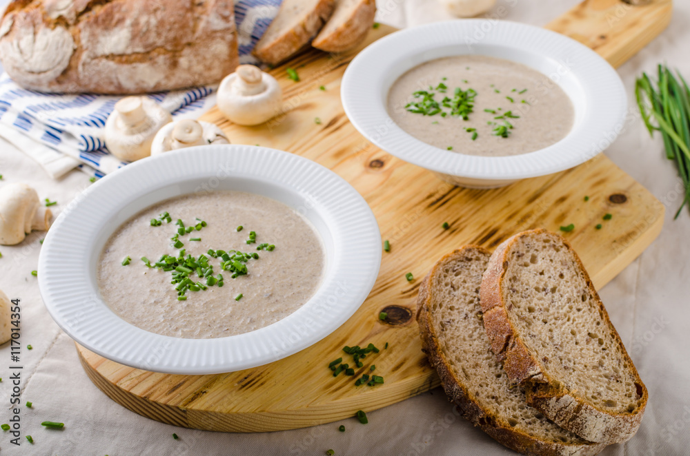 Cream of mushroom soup Cream of mushroom soup
