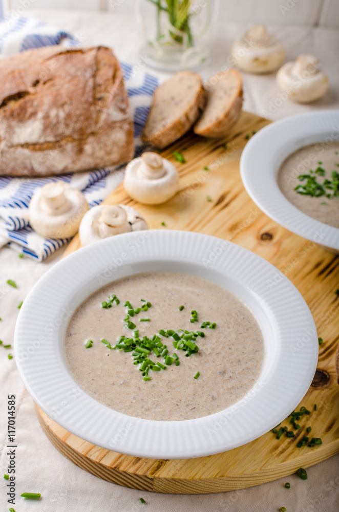 Cream of mushroom soup Cream of mushroom soup