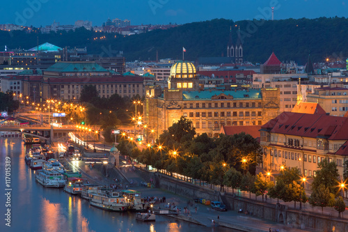 View of Prague at night: © Bill45