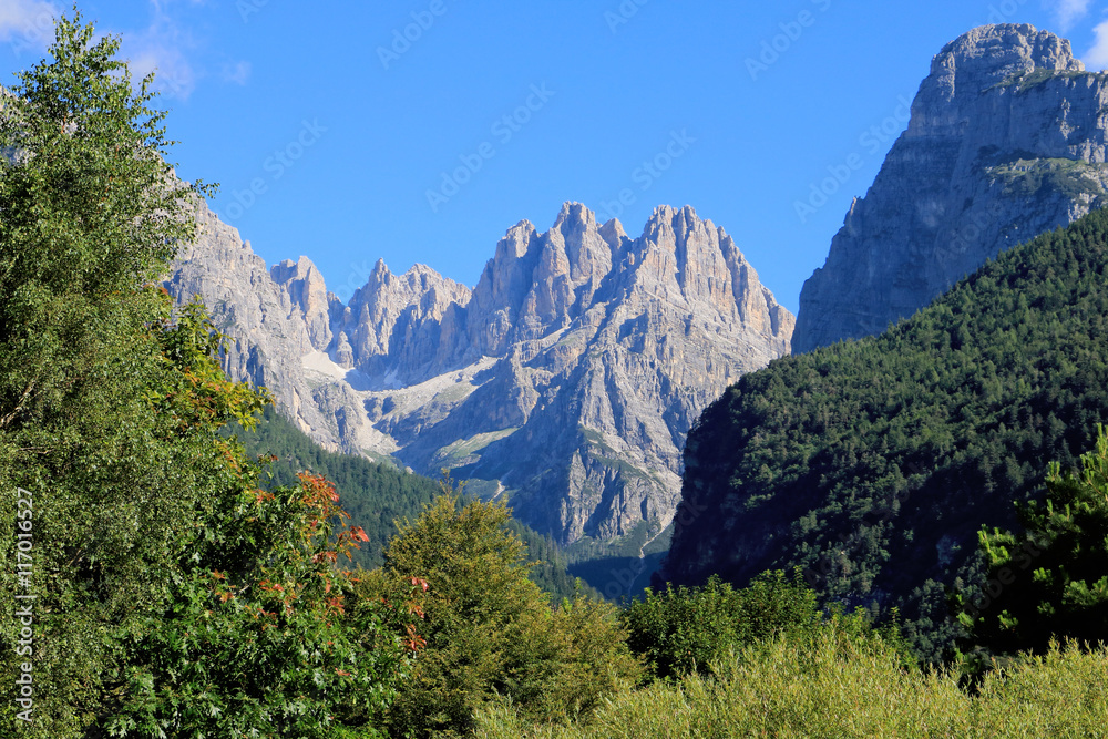 Obraz premium Mountain view in Molveno