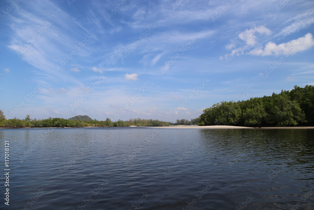 Andaman Sea with nice blue sky Andaman Sea with nice blue sky