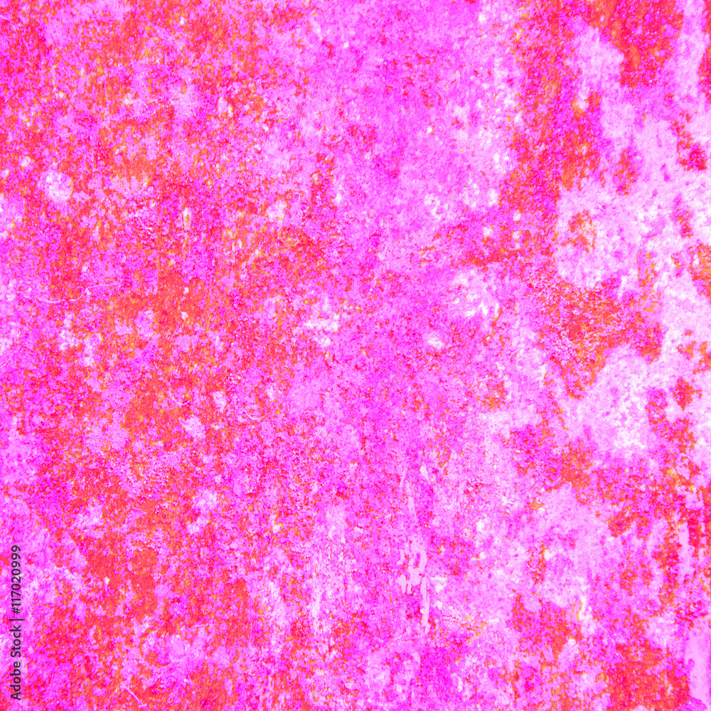 Fototapeta premium Abstract pink background texture of an old rusty wall