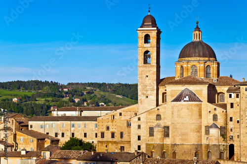 Medieval city Urbino in Italy