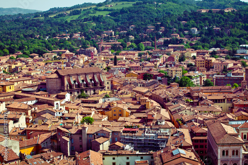 Bologna city view