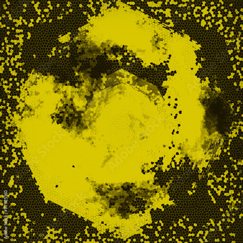 Black yellow abstract background texture pattern