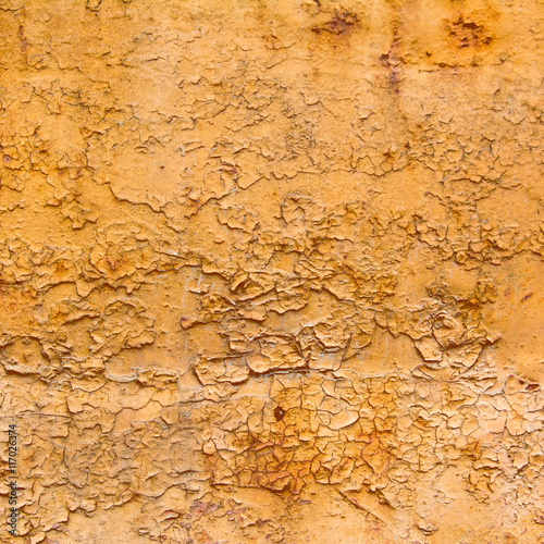 abstract orange background texture of an old rusty wall