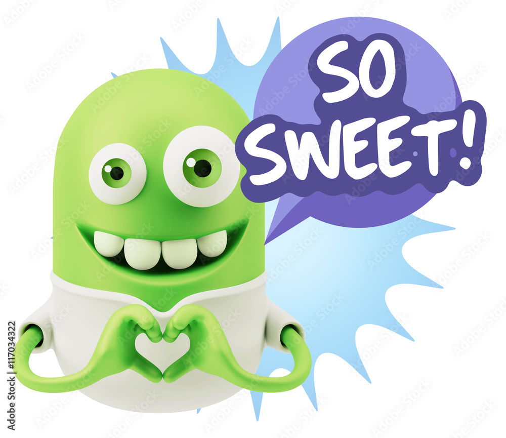 3d Rendering. Romantic Emoticon with hands forming a heart drawi 3d Rendering. Romantic Emoticon with hands forming a heart drawi