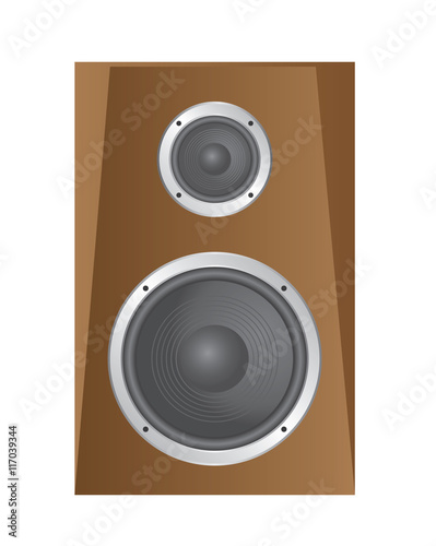 enceinte marron