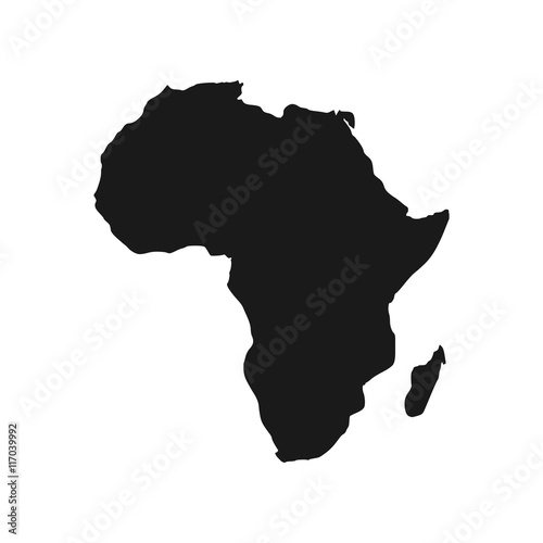 africa map logo vector