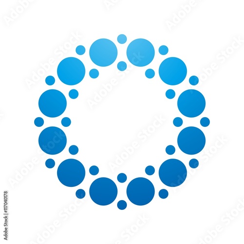 circle logo vector