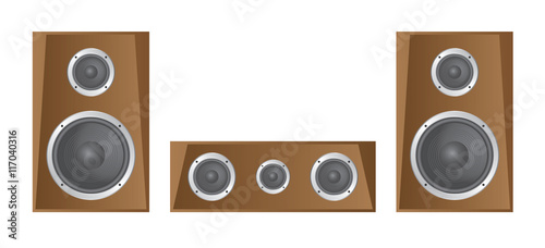 kit enceinte marron