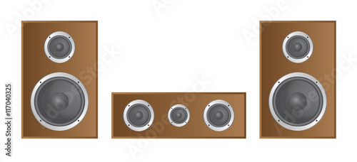 kit enceinte marron